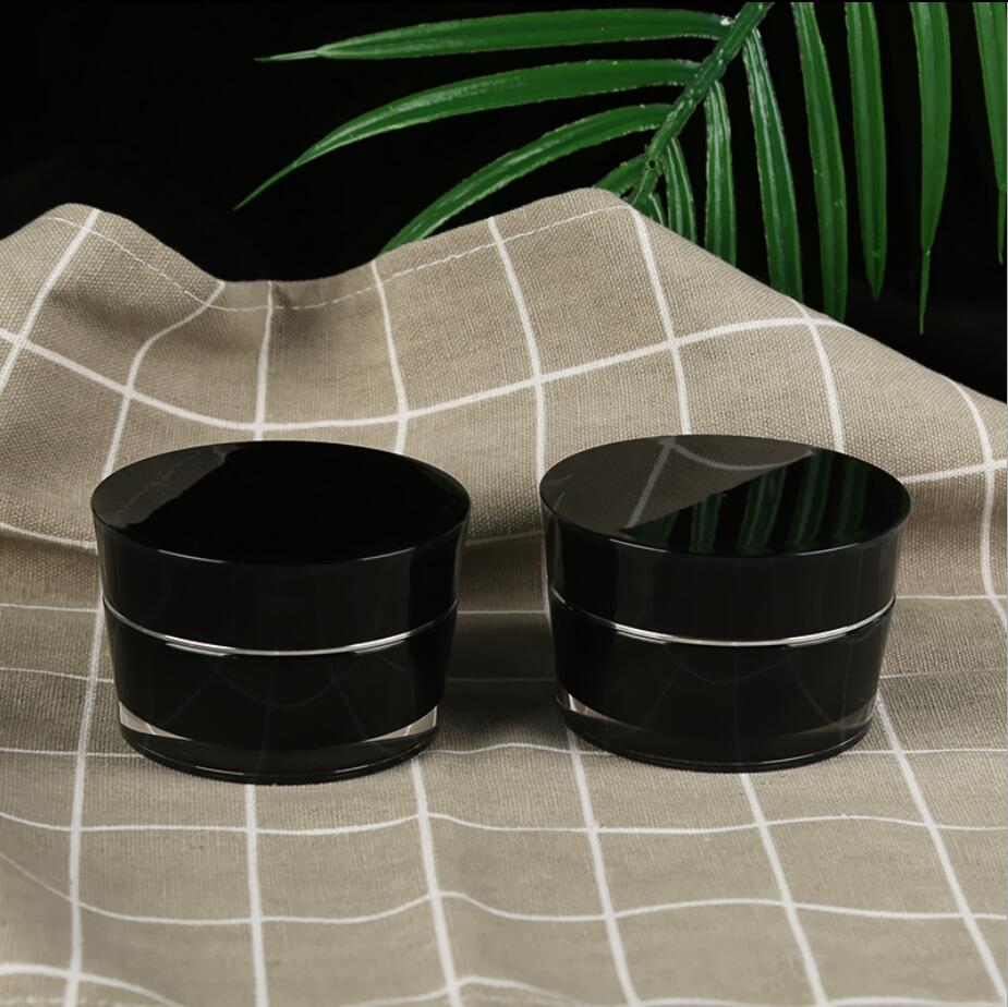 Gel Refill Pack - Barattolo di plastica acrilica nera da