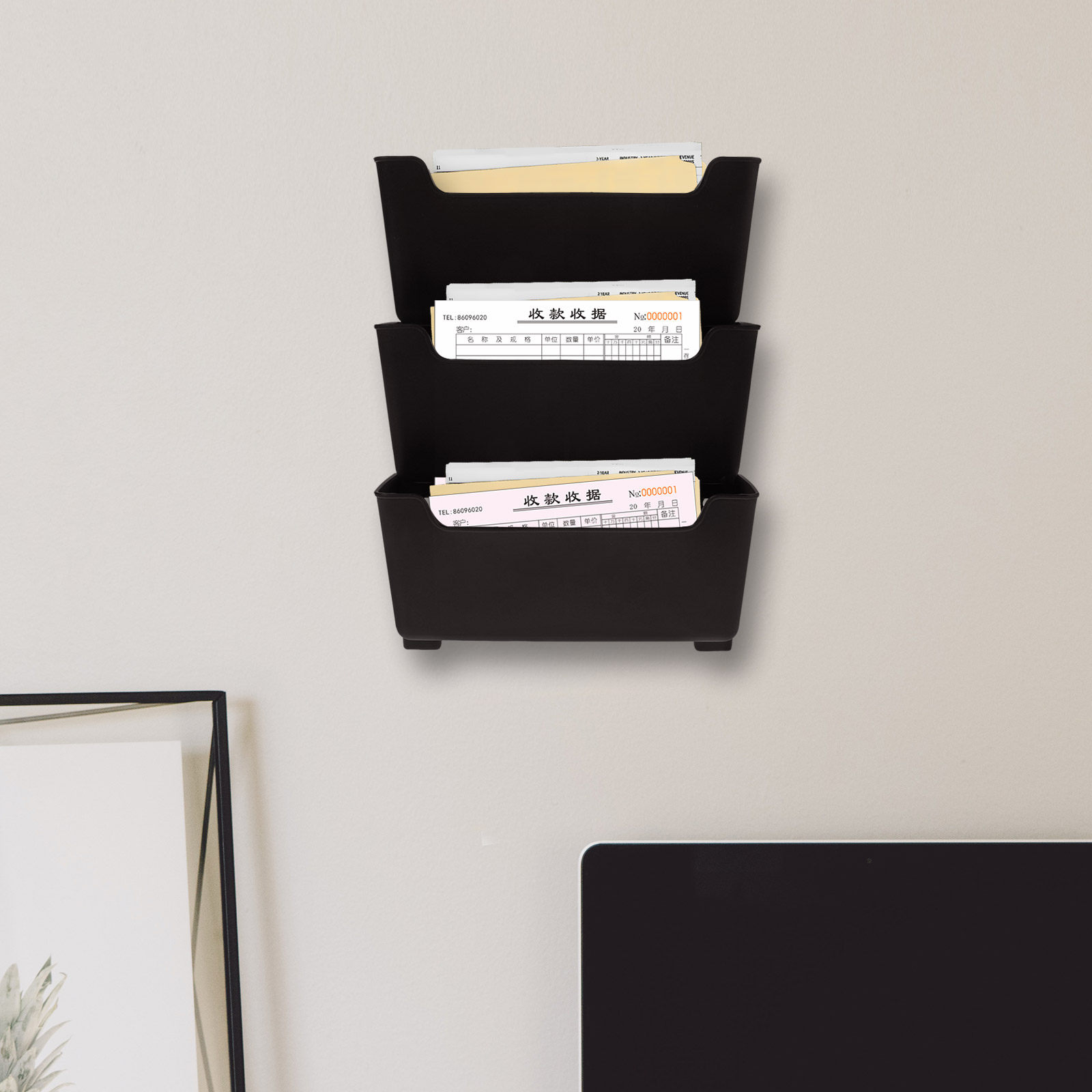 Magazine Holder Rack - 1 set di organizer da parete
